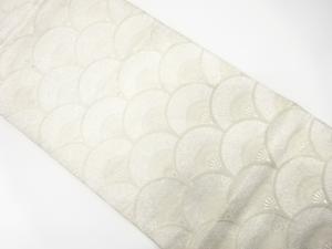 アンティーク　花青海波模様織り出し袋帯（材料）